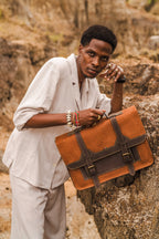 Imara Leather Laptop Briefcase