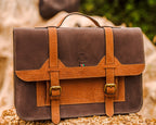 Imara Leather Laptop Briefcase