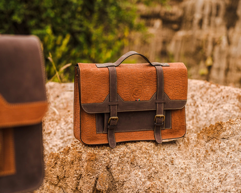 Imara Leather Laptop Briefcase