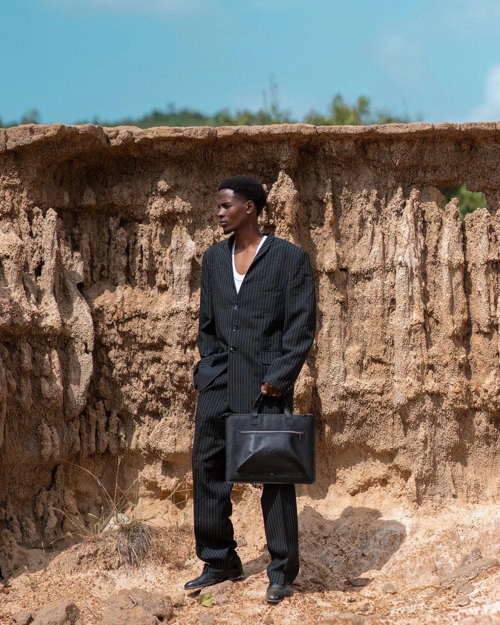 Kifaru Leather Laptop Sleeve