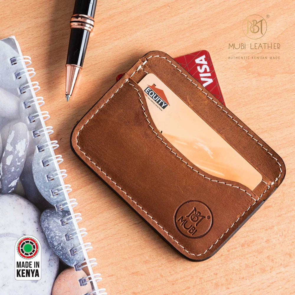 Kisasa Leather Card Holder