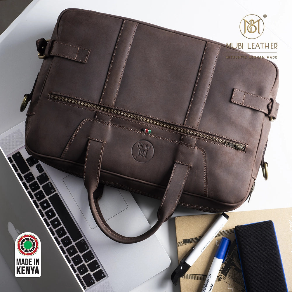 Mali Leather Laptop Bag