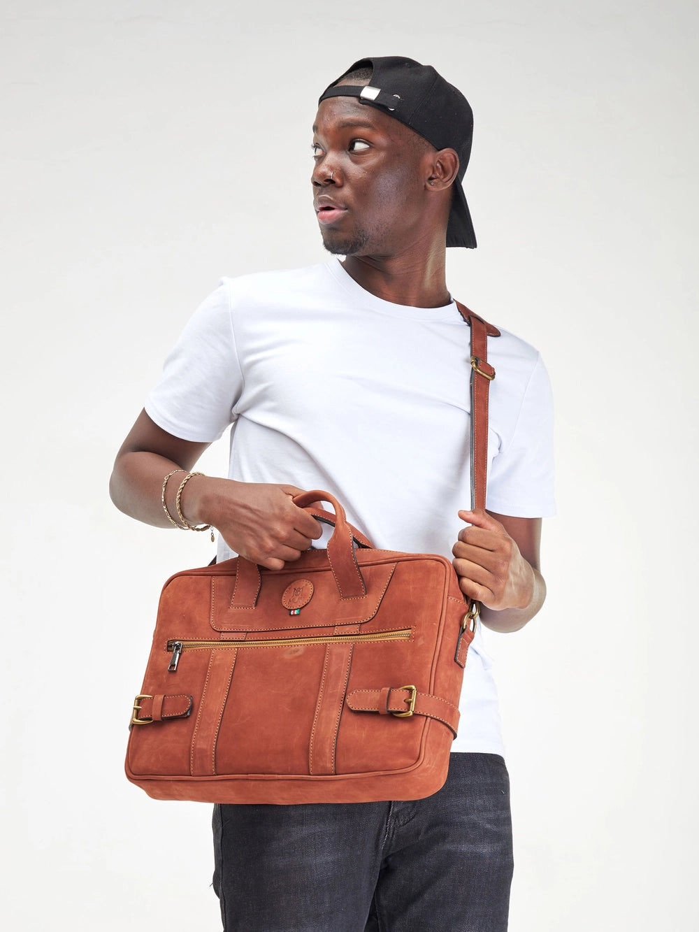 Mali Leather Laptop Bag