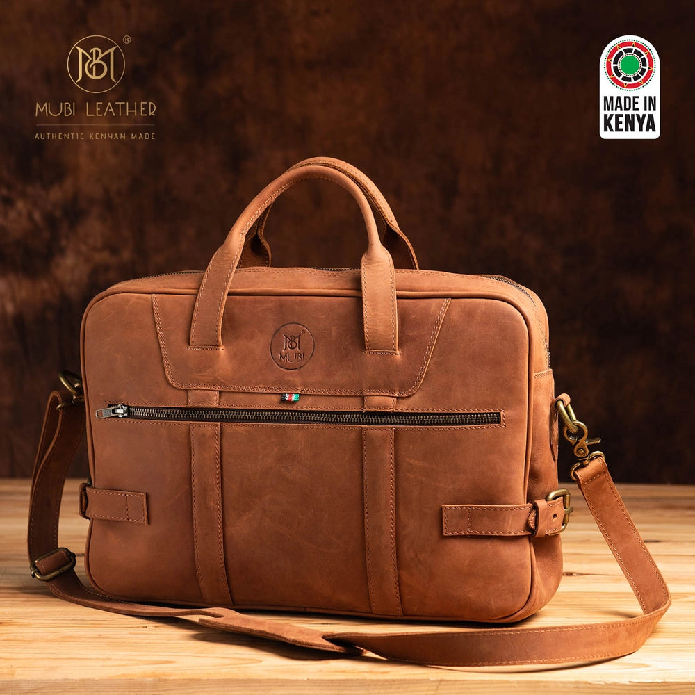 Mali Leather Laptop Bag