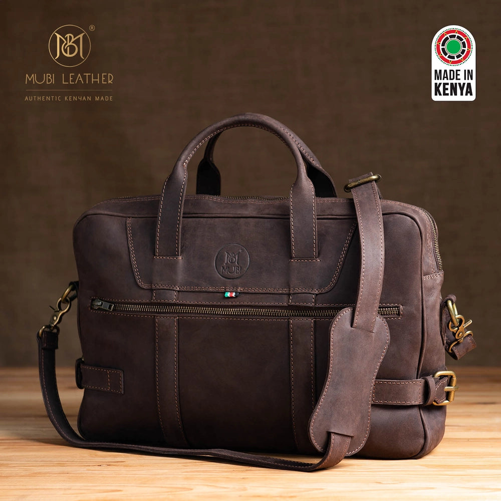 Mali Leather Laptop Bag
