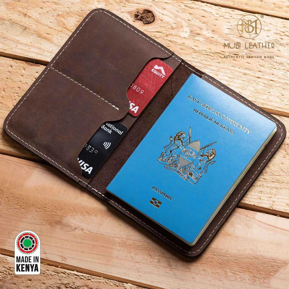 Msafiri Leather Passport / Travel Wallet