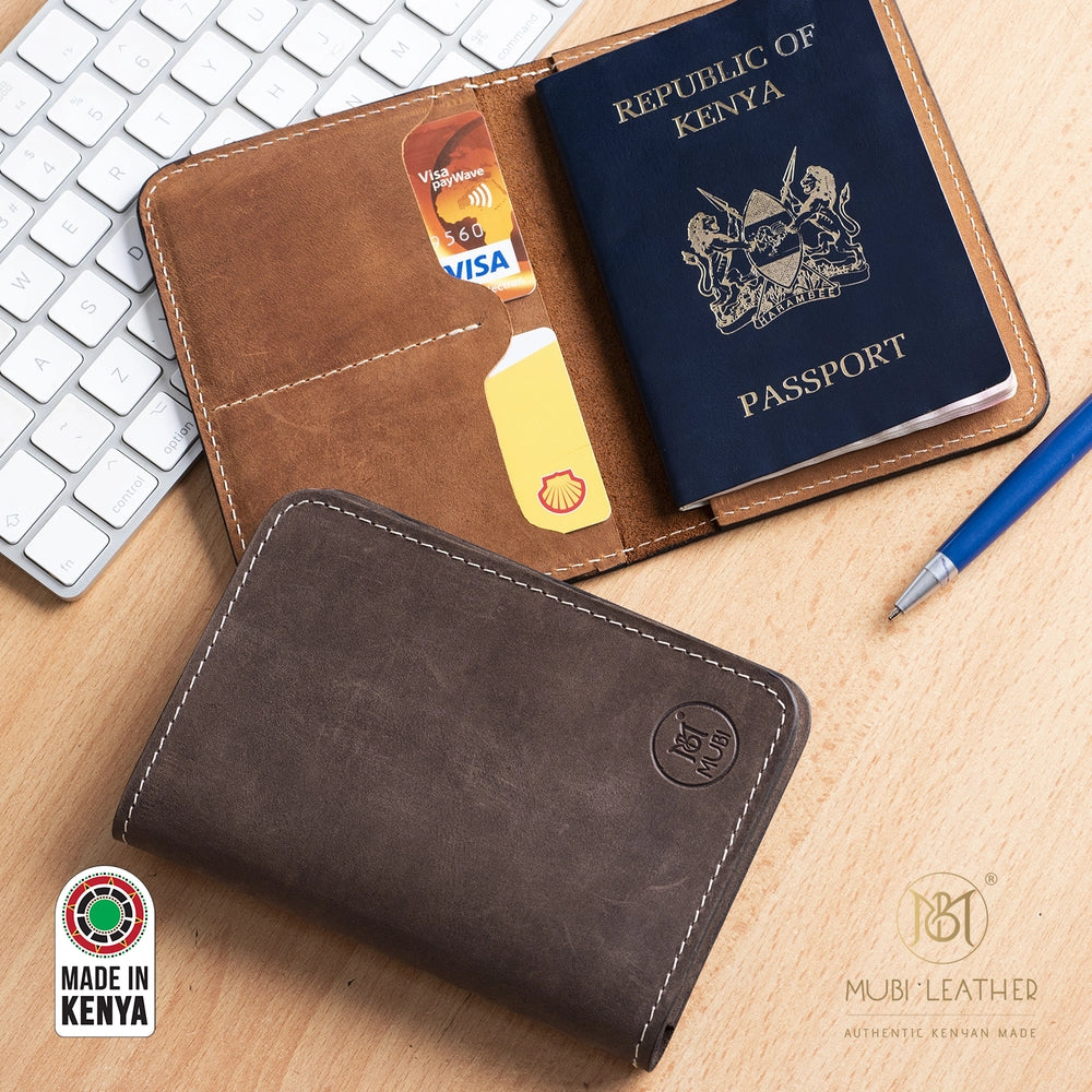 Msafiri Leather Passport / Travel Wallet