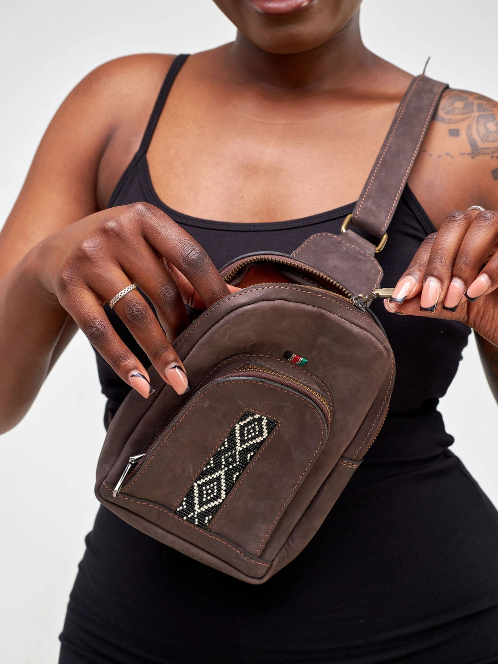 Mtindo Crossbody Leather Bag