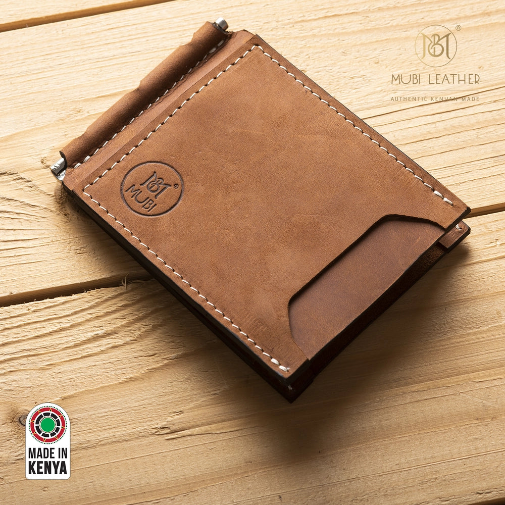 Radi Leather Money Clip Wallet