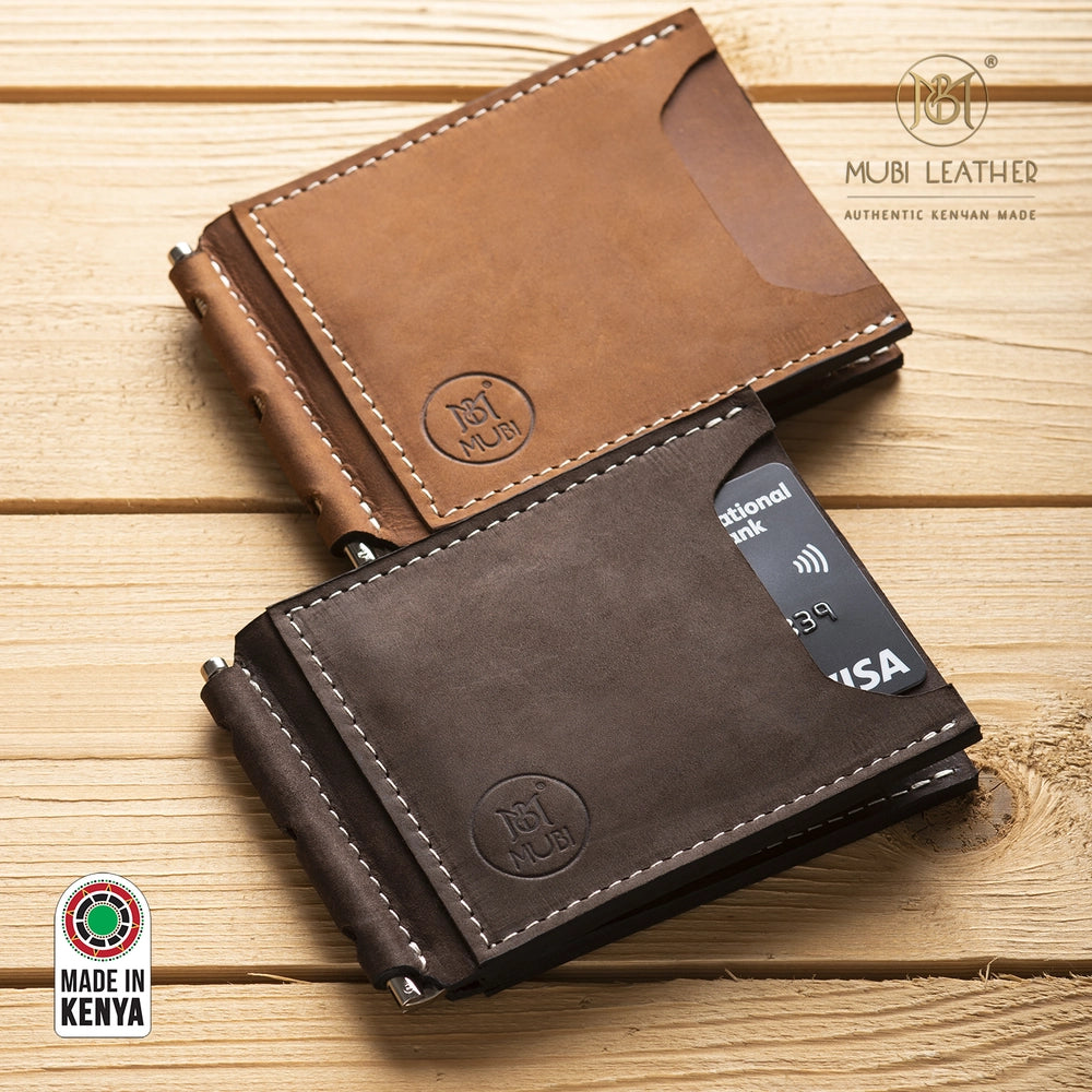 Radi Leather Money Clip Wallet