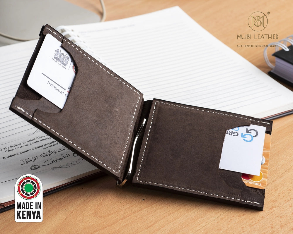 Radi Leather Money Clip Wallet
