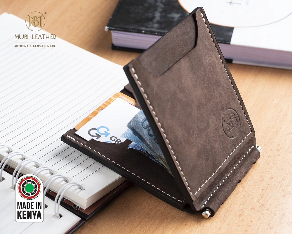 Radi Leather Money Clip Wallet