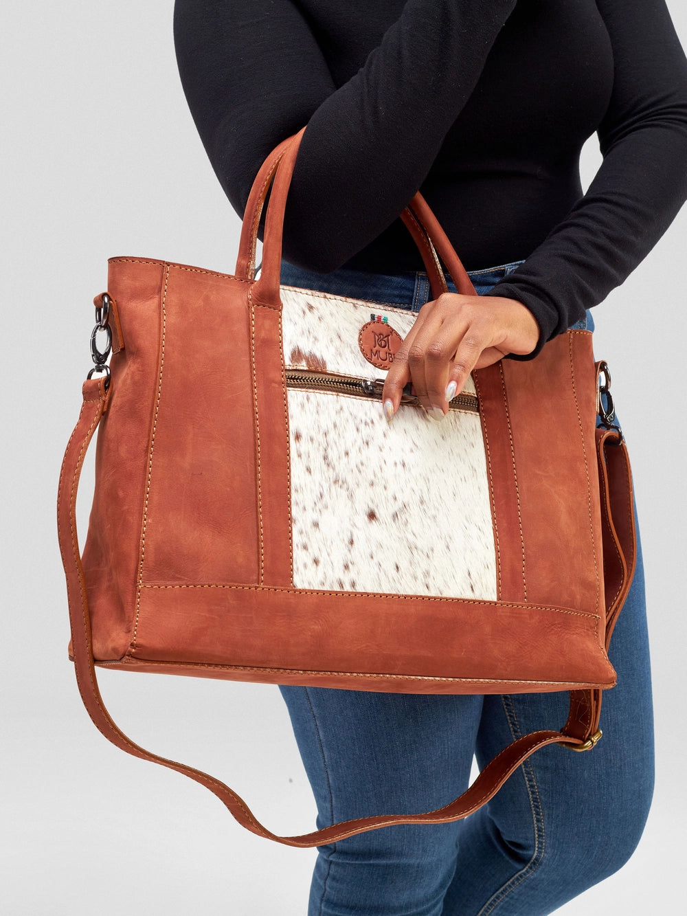 Sahara Leather Tote Bag