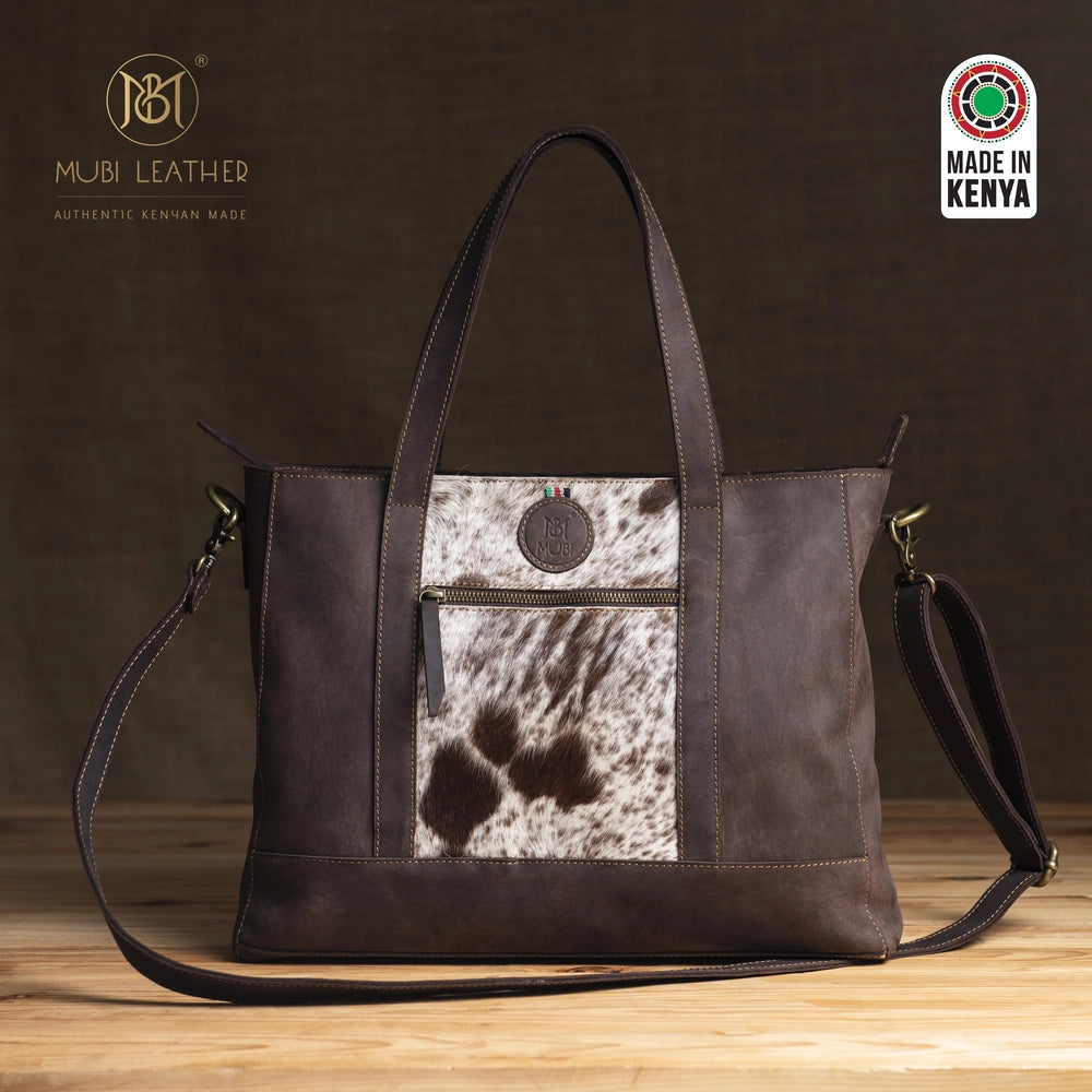 Sahara Leather Tote Bag