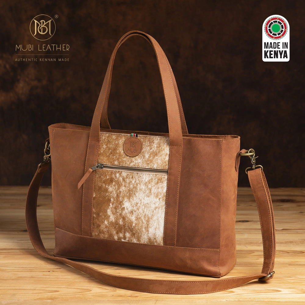 Sahara Leather Tote Bag
