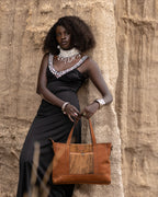 Sahara Leather Tote Bag