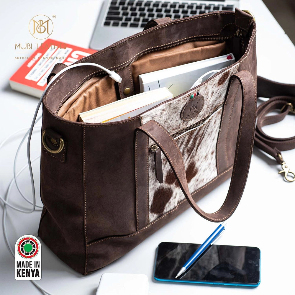 Sahara Leather Tote Bag