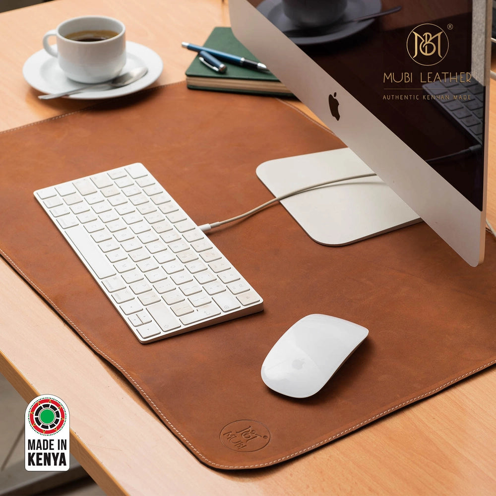 Zawadi Leather Desk Mat